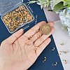100Pcs 5 Style Brass Bead Tips KK-BBC0009-04-3