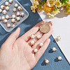 Shell Pearl Round Charms PALLOY-AB00020-3