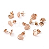 Ion Plating(IP) 304 Stainless Steel Stud Earring Findings STAS-I183-05A-RG-1