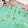 10Pcs Clear Glass Wishing Bottles AJEW-TA0002-85E-7