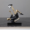 Resin Football Boy Figurines Display Decorations PW-WG47719-01-1