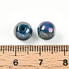 Electroplate Pearlized Glass Pearl Beads EGLA-T021-14B-03-3