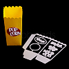 Pop Corn Box Frame Carbon Steel Cutting Dies Stencils LS-DIY-F036-30-1