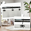 12Pcs Iron with Zinc Alloy Shower Curtain Hook FIND-SP0005-76EB-7
