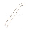 Brass Stud Earring Findings KK-I645-03G-1