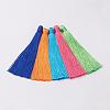 Nylon Tassels Big Pendant Decorations HJEW-G010-B-1