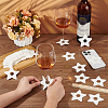 Paper Wine Glass Charms AJEW-WH0080-13B-3