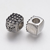 Ion Plating(IP) 304 Stainless Steel European Beads STAS-J022-037AS-1