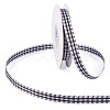 10 Yards Flat Polycotton(Polyester Cotton) Ribbon OCOR-TAC0030-01H-2