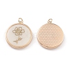 Natural Freshwater Shell Pendants BSHE-E028-07KCG-2
