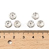 Brass Grade B Rhinestone Spacer Beads RSB038-B01-4