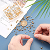 300Pcs 2 Colors 5 Sizes Rack Plating Brass Beads KK-PH0006-43-3