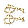 Eco-Friendly Rack Plating Brass Pendants KK-F845-09G-1