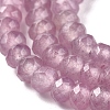 Dyed Natural Malaysia Jade Rondelle Beads Strands G-E316-2x4mm-46-5