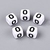 Opaque Acrylic Beads SACR-N020-04A-O-1