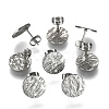 Non-Tarnish 304 Stainless Steel Stud Earring Findings STAS-I157-11B-P-1