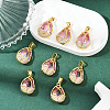 8Pcs Glass Pendants KK-BBC0020-79-4