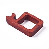 Unfinished Sandalwood Frame WOOD-WH0098-73-1