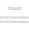 Tarnish Resistant 304 Stainless Steel Figaro Chain CHS-M003-12P-D-3