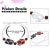 4Pcs Nylon Braided Bracelet BJEW-SZ0002-48C-2