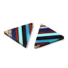 Resin & Walnut Wood Pendants RESI-N039-14-3