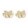 Rack Plating Brass Pave Cubic Zirconia Slide Charms KK-G464-05LG-2