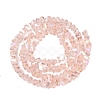 Electroplate Transparent Glass Beads Strands EGLA-Q139-01A-A08-2