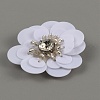Flower Shape PVC Sequin/Paillette Beading Appliques DIY-WH0308-287D-3
