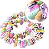 1 Strand Dyed Natural Trochus Shell Beads Strands SSHEL-PA0001-01A-7