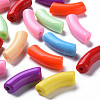 Opaque Acrylic Beads MACR-S372-001B-S-1