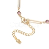 Brass Oval Link Chain Necklaces for Women NJEW-JN05742-5