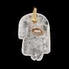 Natural Quartz Crystal Carved Pendants GG-CBA5963-01M-NH-1