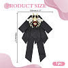 1Pc Alloy & Iron & Polyester & Acrylic Exquisite Lapel Pin for Women JEWB-HY0001-67-2