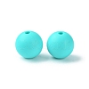 Round Food Grade Eco-Friendly Silicone Focal Beads SIL-F003-01E-3