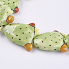 Handmade Porcelain Beads PORC-G002-16B-5