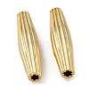 Rack Plating Eco-friendly Brass Beads KK-M257-08B-G-2