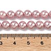 Electroplated Shell Pearl Beads Strands BSHE-G041-6mm-05-2