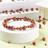 340Pcs 4 Sizes Synthetic Goldstone Beads Strands G-LS0001-11-6