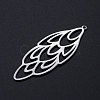 Tarnish Resistant 201 Stainless Steel Big Filigree Pendants STAS-T049-T698-1-2