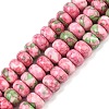 Dyed Synthetic Riverstone Beads Strands G-Z105-C01-01E-2