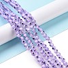 Handmade Evil Eye Lampwork Round Bead Strands X-LAMP-L055-6mm-26-2