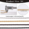 5M Braided Round PU Leather Jewelry Cord OCOR-GF0004-96A-03-2
