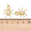 Brass Micro Pave Cubic Zirconia Pendants KK-G544-09G-03-3