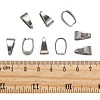 Tarnish Resistant 201 Stainless Steel Snap on Bails STAS-H052-4