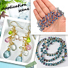 2 Strands Transparent Electroplate Glass Beads Strands EGLA-SP0001-24B-6