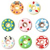 8Pcs 8 Colors Handmade Porcelain Enamel Beads PORC-FS0001-50-1