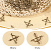 100Pcs Tibetan Style Alloy Pendants FIND-CA0010-59AB-4