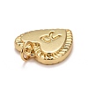 Rack Plating Golden Brass Pendants KK-E260-01G-R-3