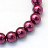 Baking Paint Glass Pearl Bead Strands HY-Q003-3mm-72-2