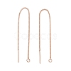 Ion Plating(IP) 304 Stainless Steel Stud Earring Finding X-STAS-E161-07RG-2